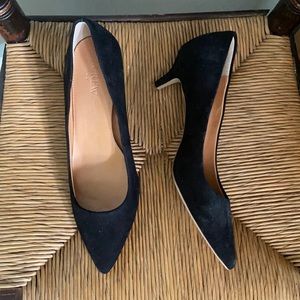 Black kitten heels J.Crew factory 7 1/2 never worn